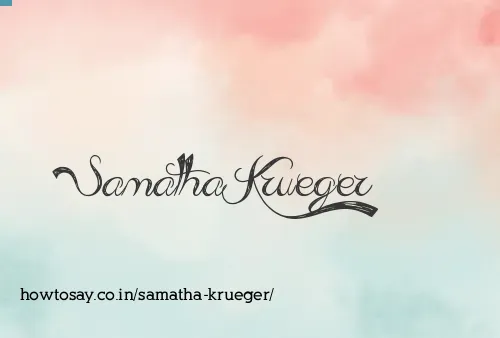Samatha Krueger