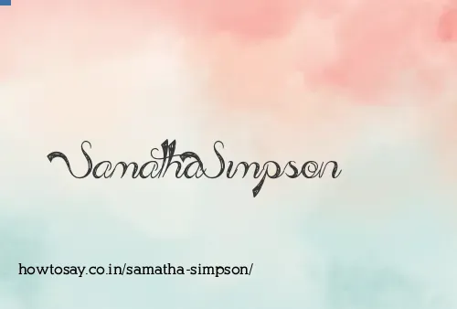 Samatha Simpson
