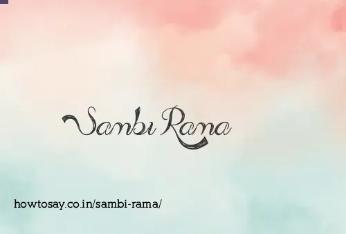 Sambi Rama