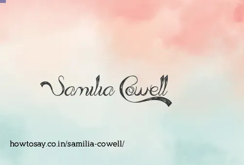 Samilia Cowell