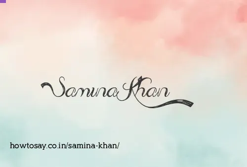 Samina Khan