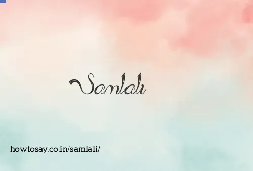 Samlali