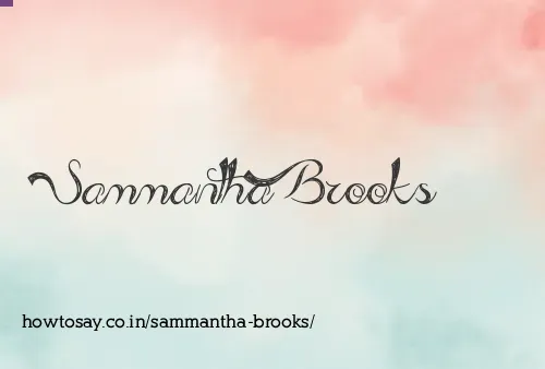 Sammantha Brooks