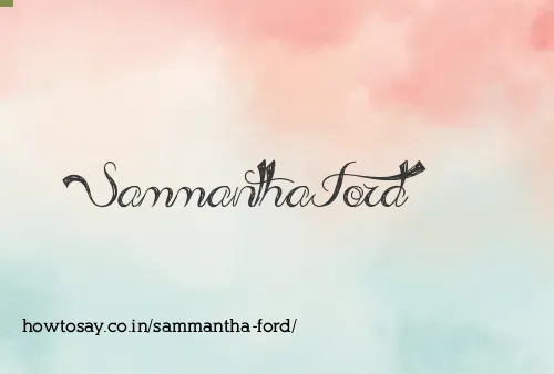 Sammantha Ford