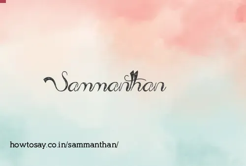 Sammanthan