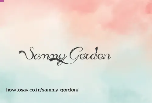 Sammy Gordon