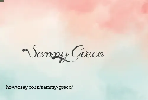 Sammy Greco