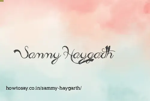 Sammy Haygarth