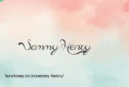 Sammy Henry