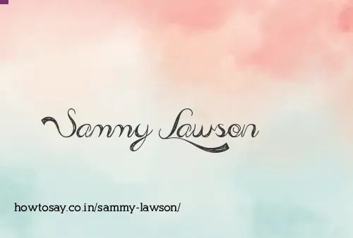 Sammy Lawson