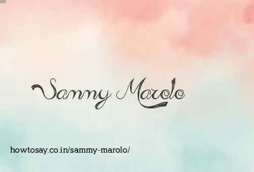 Sammy Marolo