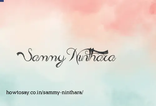 Sammy Ninthara