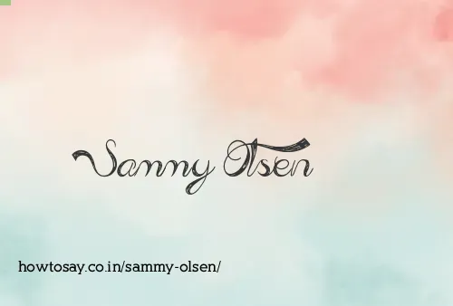 Sammy Olsen