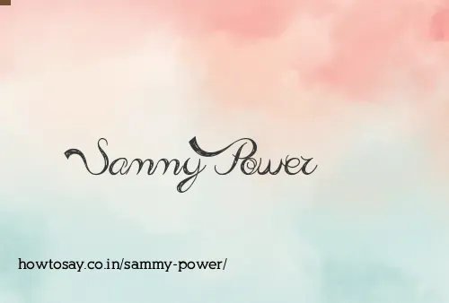 Sammy Power