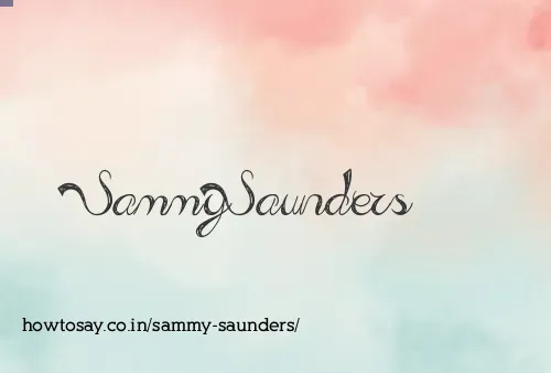 Sammy Saunders