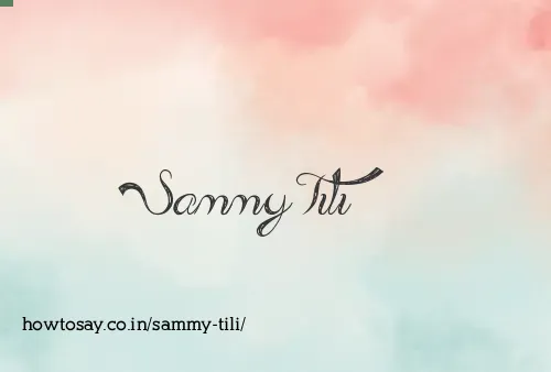 Sammy Tili