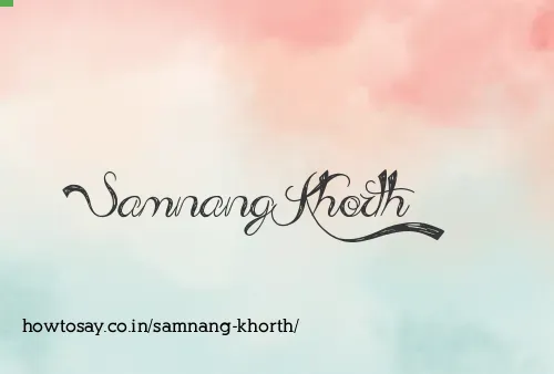 Samnang Khorth