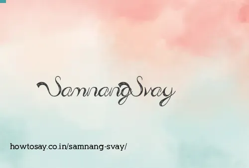 Samnang Svay