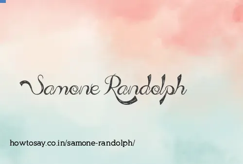 Samone Randolph