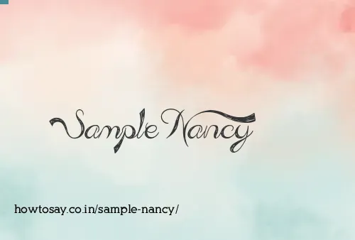 Sample Nancy