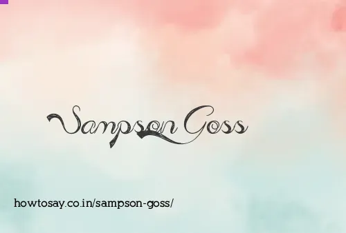 Sampson Goss