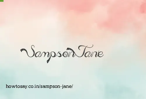 Sampson Jane