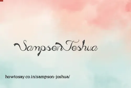 Sampson Joshua