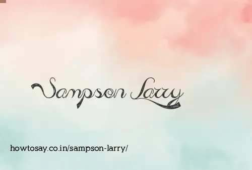 Sampson Larry