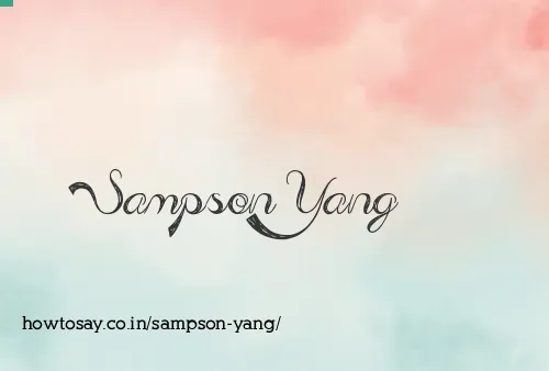 Sampson Yang
