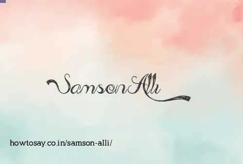 Samson Alli