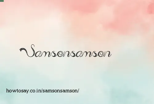 Samsonsamson