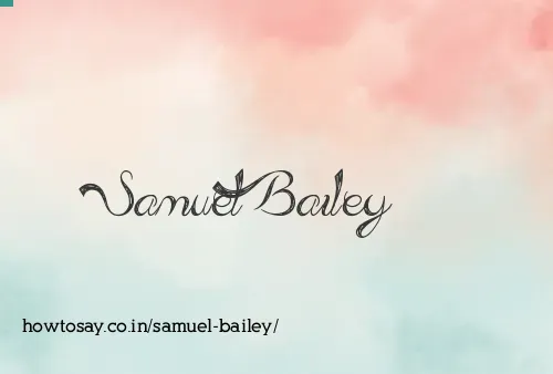 Samuel Bailey