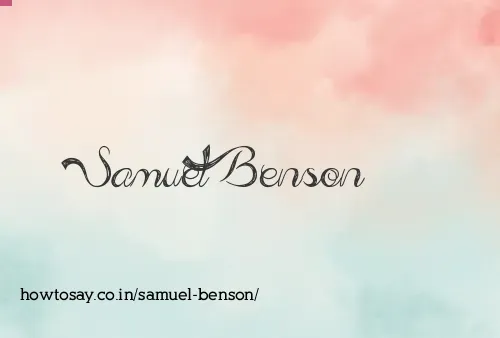 Samuel Benson