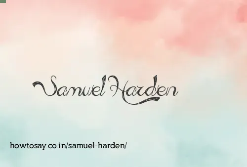 Samuel Harden