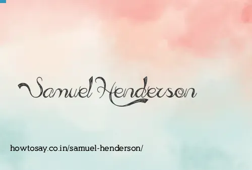 Samuel Henderson