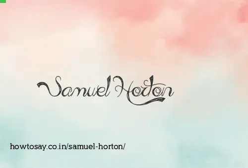 Samuel Horton