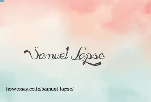 Samuel Lapso