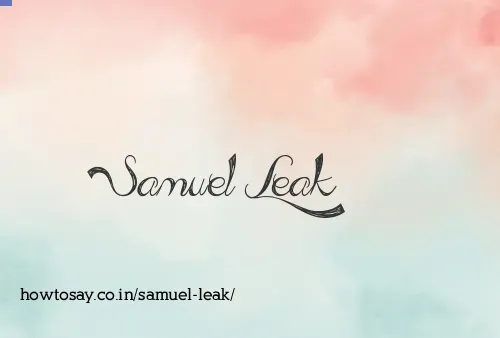 Samuel Leak