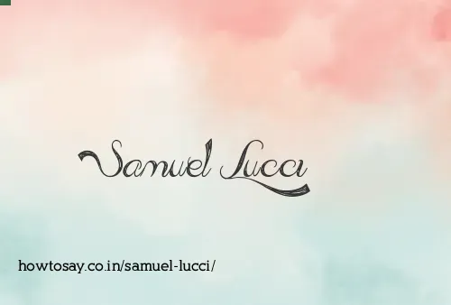 Samuel Lucci