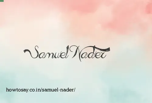 Samuel Nader