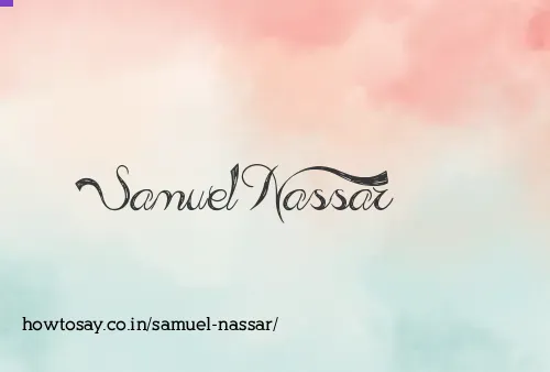 Samuel Nassar