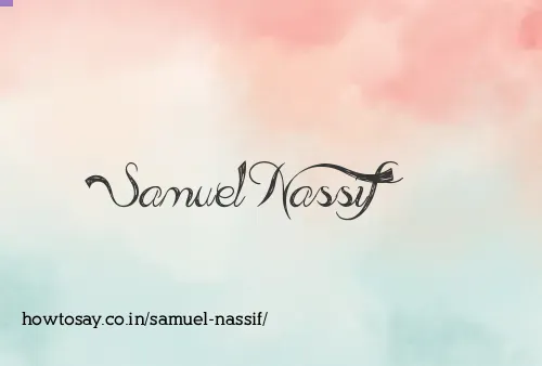 Samuel Nassif