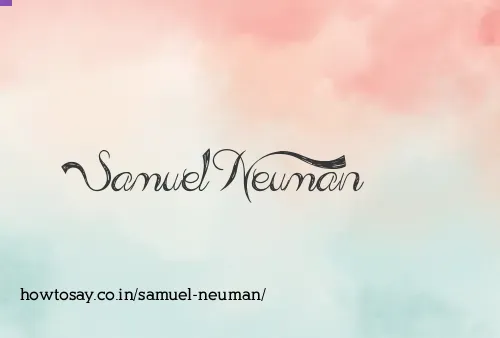 Samuel Neuman