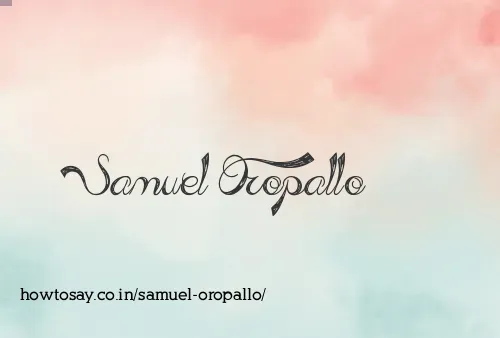 Samuel Oropallo