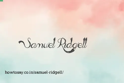 Samuel Ridgell