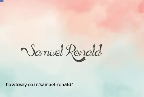 Samuel Ronald