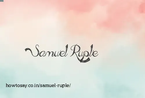Samuel Ruple