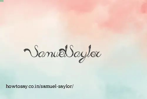 Samuel Saylor