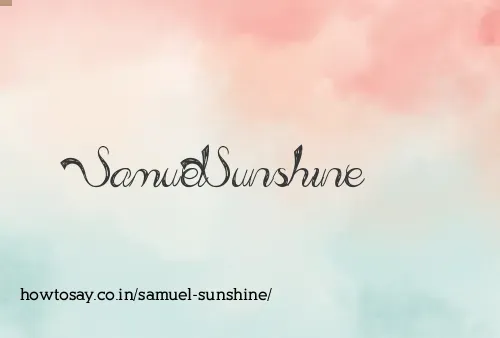 Samuel Sunshine