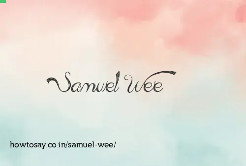 Samuel Wee
